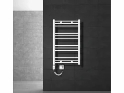 LuxeBath Toallero Eléctrico|Radiador de baño eléctrico Sahara 600x800 mm conexión lateral derecha