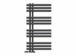 Radiador de baño EM Iron 500x1000 mm Antracita Conexión central en la parte inferior^LuxeBath Best