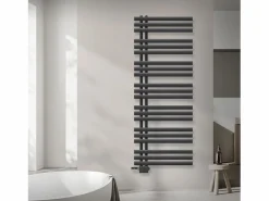 LuxeBath Radiador de panel antracita para baño 600x1600mm con conexión central universal Gris antracita Sale