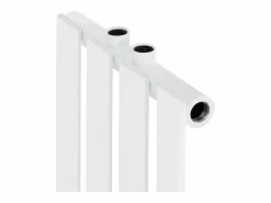 LuxeBath Radiador de panel Stella conexión vertical central 480 x 1800 mm incl. recortar Blanco Discount