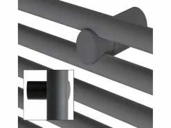 LuxeBath Radiador eléctrico con resistencia calefactora 1200W, 500 x 1200 mm, antracita Gris antracita Best