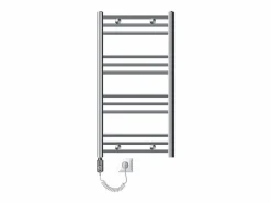 LuxeBath Radiador Sahara con resistencia eléctrica 600W, 500 x 800 mm, cromado Gris Discount
