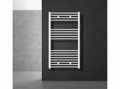 LuxeBath Radiador Sahara Design, 750 x 1200 mm, , Conexión Lateral, Forma Recta Blanco New
