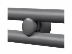 vidaxl Radiador toallero de baño recto 600 x 1160 mm Gris Clearance