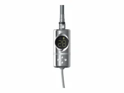 LuxeBath Toallero Eléctrico|Radiador toallero eléctrico cromado 500 x 1200 mm con elemento calefactor 900W