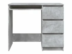 Garden Furniture Rand Dean Escritorio de madera contrachapada hormigón 90x45x76 cm Gris Hot