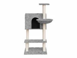 Clicnbuy Juego De Animales|Rascador para gatos con postes de sisal claro 108,5 cm