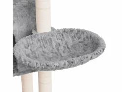 Clicnbuy Juego De Animales|Rascador para gatos con postes de sisal claro 108,5 cm