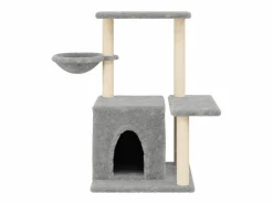 Rascador para gatos con postes de sisal claro 83 cm^Clicnbuy Outlet
