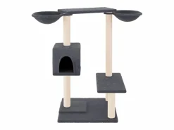 Rascador para gatos con postes oscuro 82 cm^Clicnbuy Outlet