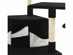 Clicnbuy Juego De Animales|Rascador para gatos con poste de sisal y blanco 203 cm