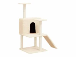 Rascador para gatos con postes de sisal 109 cm^Clicnbuy