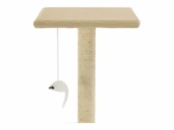 Clicnbuy Rascador para gatos con postes rascadores de sisal 95 cm Beige