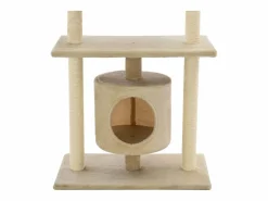 Clicnbuy Rascador para gatos con postes rascadores de sisal 95 cm Beige