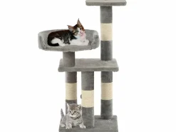Clicnbuy Rascador para gatos con postes de sisal 65 cm Gris Online
