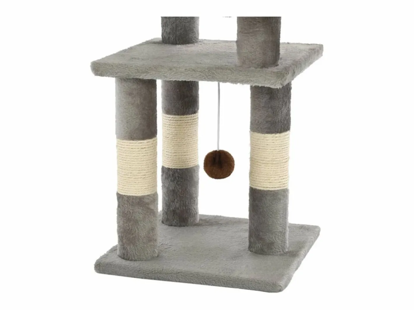 Clicnbuy Rascador para gatos con postes de sisal 65 cm Gris Online