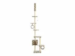 Rascador para gatos con postes de sisal huellas 260 cm^Clicnbuy Hot