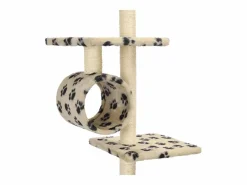 Rascador para gatos con postes de sisal huellas 260 cm^Clicnbuy Hot