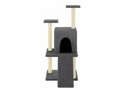 Rascador para gatos con postes de sisal oscuro 110 cm^Clicnbuy Discount