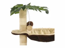 Clicnbuy Rascador para gatos con poste de sisal 50 cm beige y marrón Multicolor