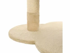 Clicnbuy Rascador para gatos con poste de sisal 50 cm beige y marrón Multicolor