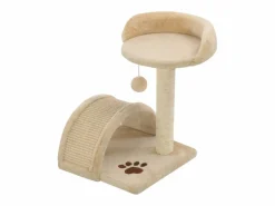 Clicnbuy Rascador para gatos con poste de sisal 40 cm y marrón Beige Outlet