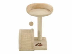 Clicnbuy Rascador para gatos con poste de sisal 40 cm y marrón Beige Outlet