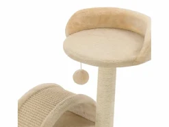 Clicnbuy Rascador para gatos con poste de sisal 40 cm y marrón Beige Outlet