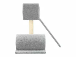 Clicnbuy Juego De Animales|Rascador para gatos con postes de sisal claro 59 cm