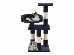 Clicnbuy Juego De Animales|Rascador para gatos con poste de sisal 65 cm