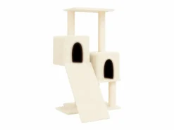 Clicnbuy Juego De Animales|Rascador para gatos con postes de sisal color 82 cm
