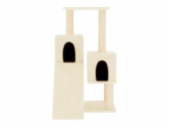 Clicnbuy Juego De Animales|Rascador para gatos con postes de sisal color 82 cm