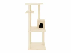 Rascador para gatos con postes de sisal color 123 cm^Clicnbuy Discount