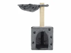 Clicnbuy Juego De Animales|Rascador para gatos con poste de sisal 105 cm huellas