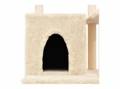 Clicnbuy Rascador para gatos con postes de sisal color 83 cm Crema Online