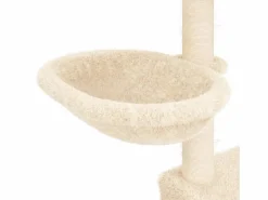 Clicnbuy Rascador para gatos con postes de sisal color 83 cm Crema Online