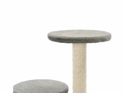 Clicnbuy Rascador para gatos con poste rascador de sisal 60 cm Gris Outlet