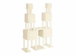 Clicnbuy Juego De Animales|Rascador para gatos con postes de sisal color 199 cm
