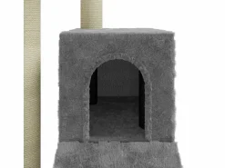 Rascador para gatos con postes de sisal claro 92 cm^Clicnbuy Outlet