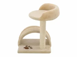 Rascador para gatos con poste de sisal 40 cm y marrón ES823293^ Best