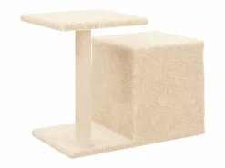 Clicnbuy Rascador para gatos con postes de sisal color 50,5 cm Crema Discount