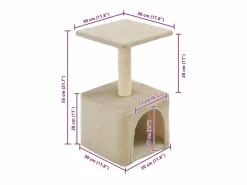 Rascador para gatos con poste de sisal 55 cm^Clicnbuy Hot