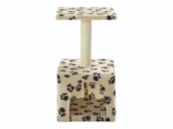Clicnbuy Juego De Animales|Rascador para gatos con poste de sisal 55 cm huellas