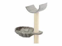 Rascador para gatos con poste de sisal 105 cm ES848462 Gris Best