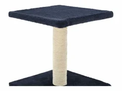 Rascador para gatos con poste de sisal 55 cm oscuro^Clicnbuy
