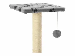 Rascador para gatos con poste de sisal 65 cm huellas ES702837^ Best