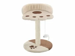 Rascador para gatos con poste de sisal 40 cm y marrón ES406975^ Sale