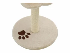 Rascador para gatos con poste de sisal 40 cm y marrón ES425747^