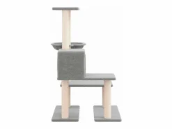Rascador para gatos con postes de sisal claro 94,5 cm^Clicnbuy Outlet