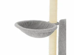 Clicnbuy Rascador para gatos con postes de sisal claro 96,5 cm Gris Outlet